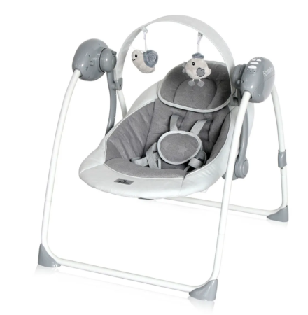 Электрокачели Lorelli Portofino серый, Cool Grey Stars 